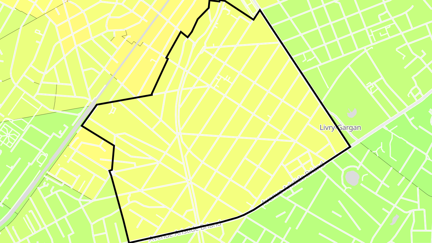 Carte des prix de l'immobilier Danton