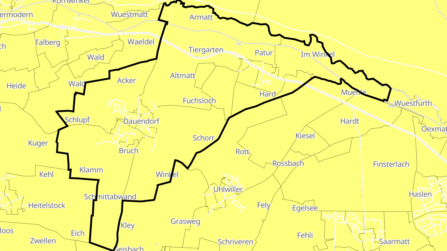 Carte des prix de l'immobilier Dauendorf