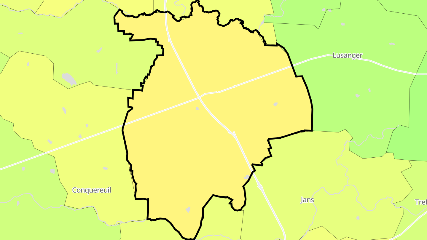 Carte des prix de l'immobilier Derval
