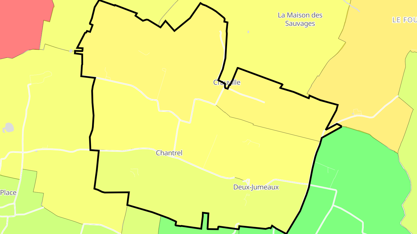 Carte des prix de l'immobilier Deux-Jumeaux
