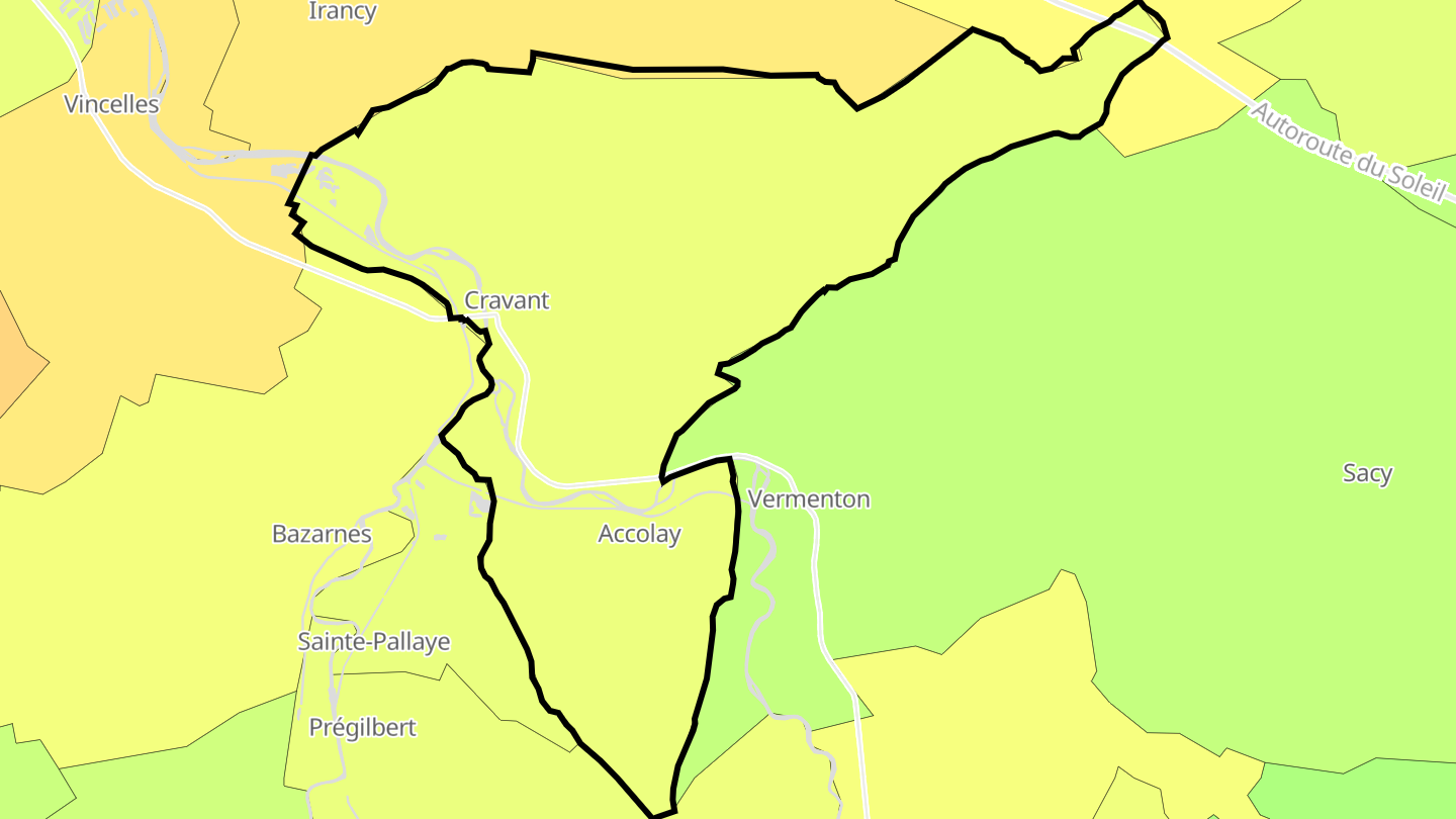 Carte des prix de l'immobilier Deux Rivières