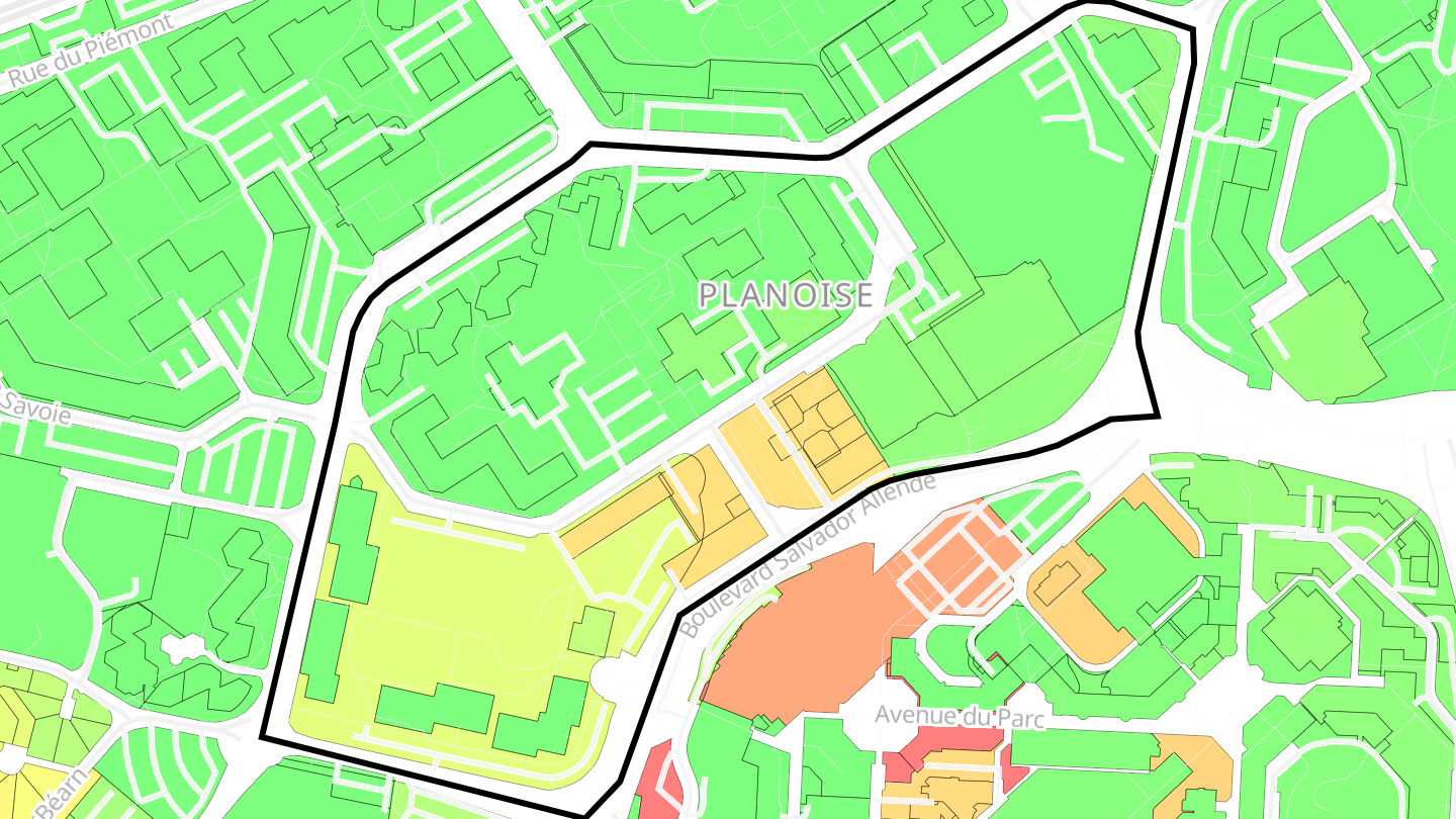 Carte des prix de l'immobilier Diderot
