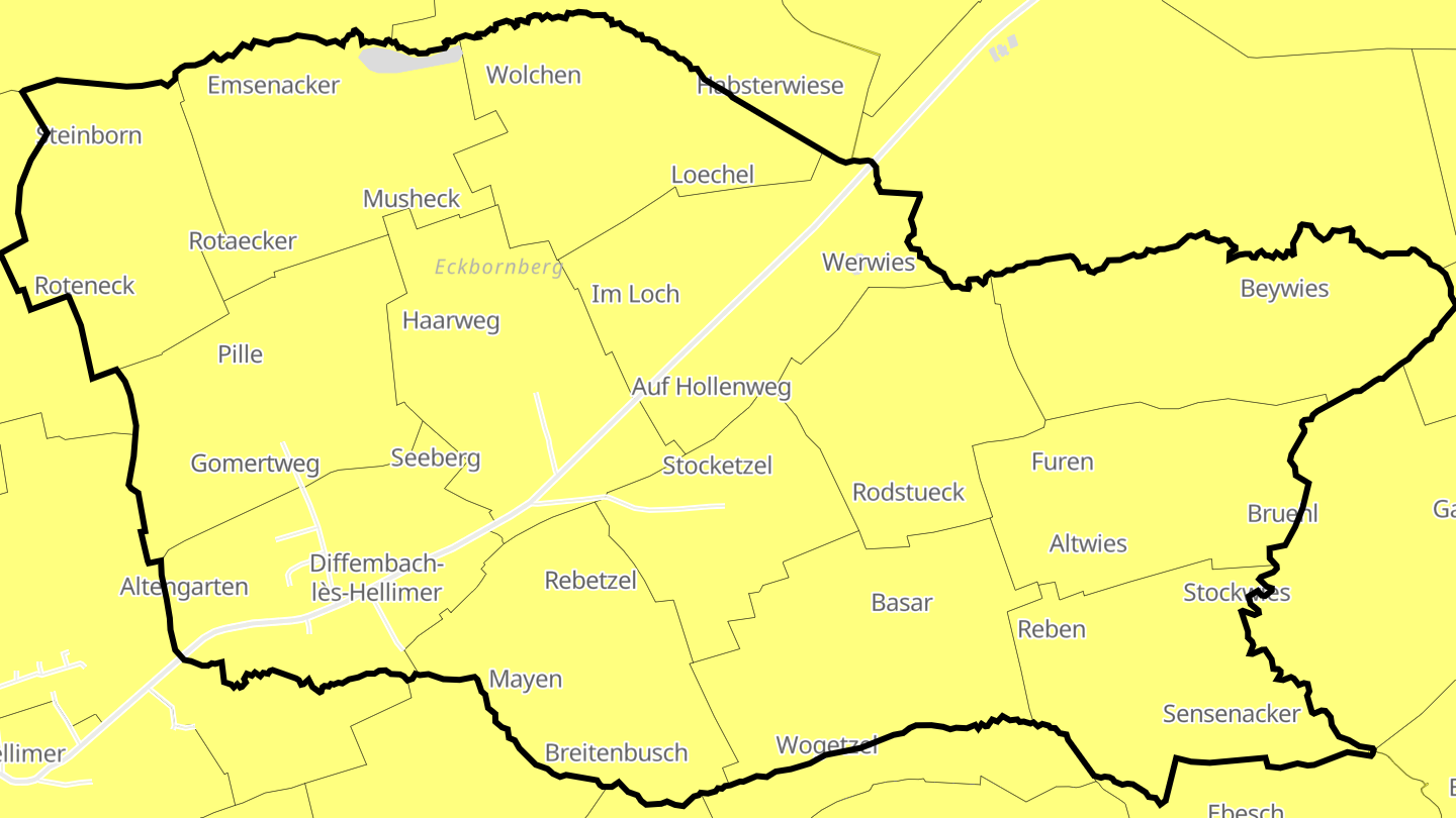 Carte des prix de l'immobilier Diffembach-lès-Hellimer