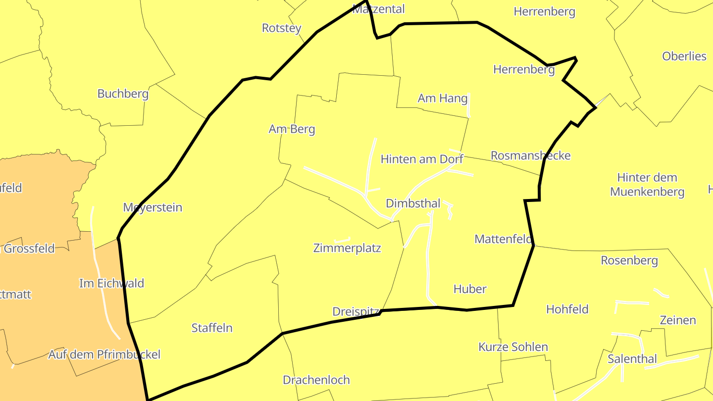 Carte des prix de l'immobilier Dimbsthal