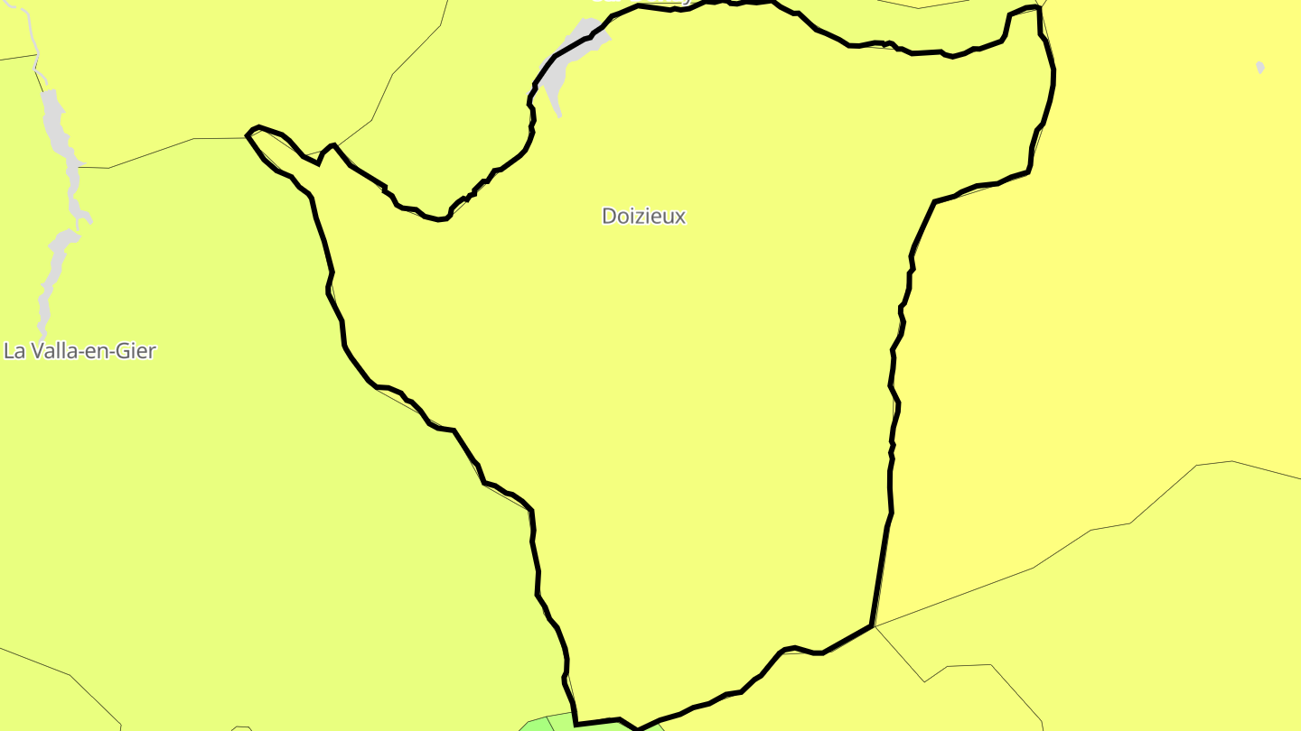 Carte des prix de l'immobilier Doizieux