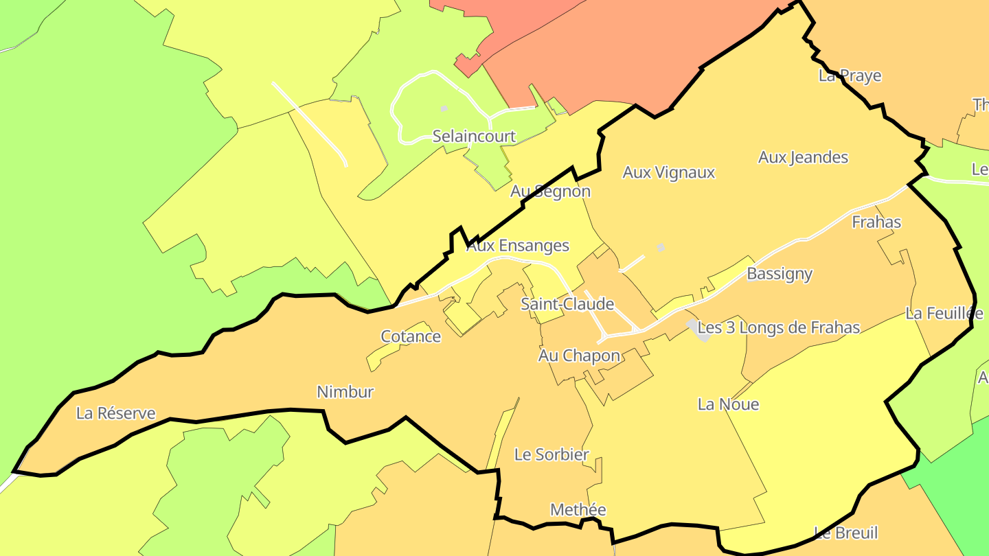 Carte des prix de l'immobilier Dolcourt
