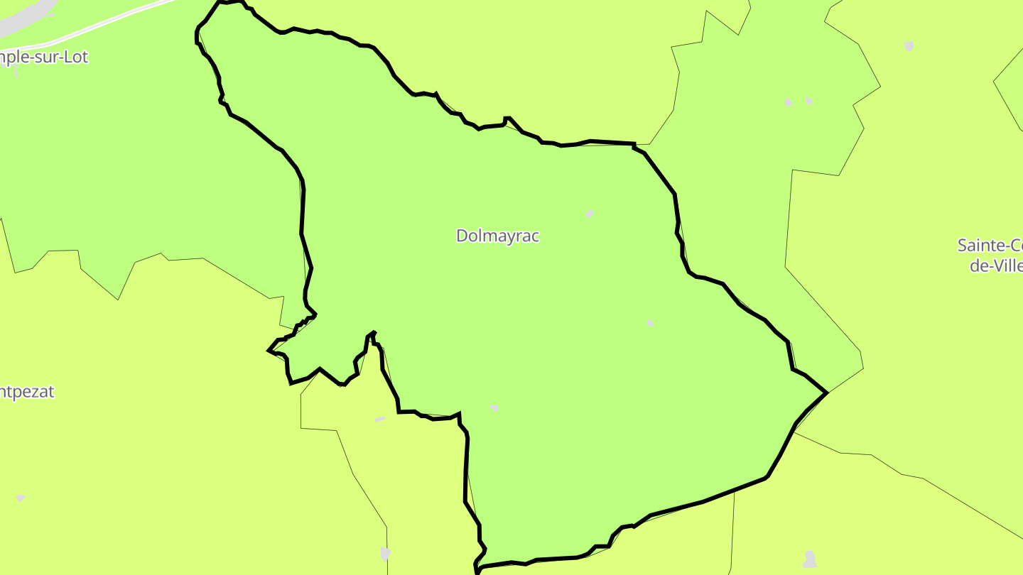 Carte des prix de l'immobilier Dolmayrac