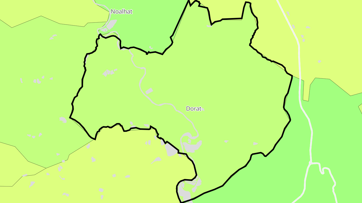 Carte des prix de l'immobilier Dorat