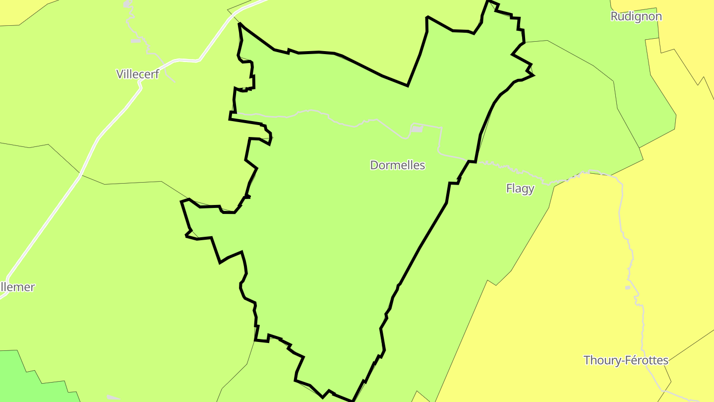 Carte des prix de l'immobilier Dormelles