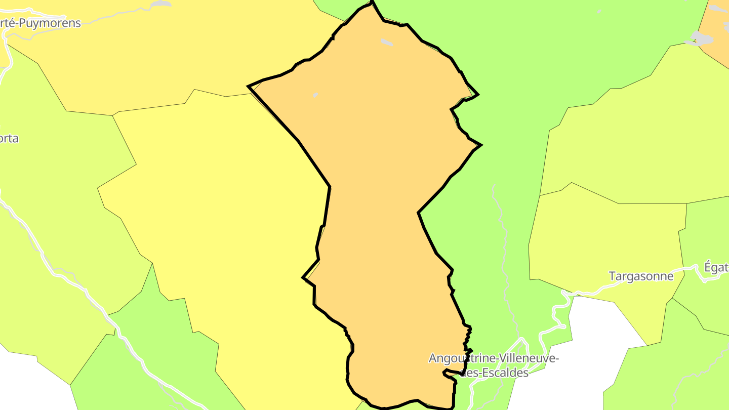 Carte des prix de l'immobilier Dorres