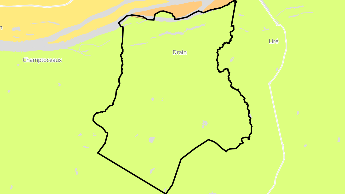 Carte des prix de l'immobilier Drain