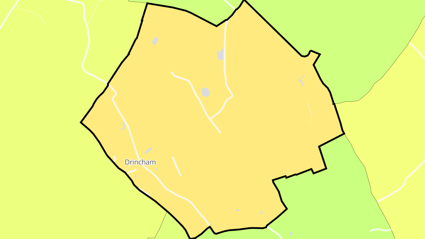 Carte des prix de l'immobilier Drincham