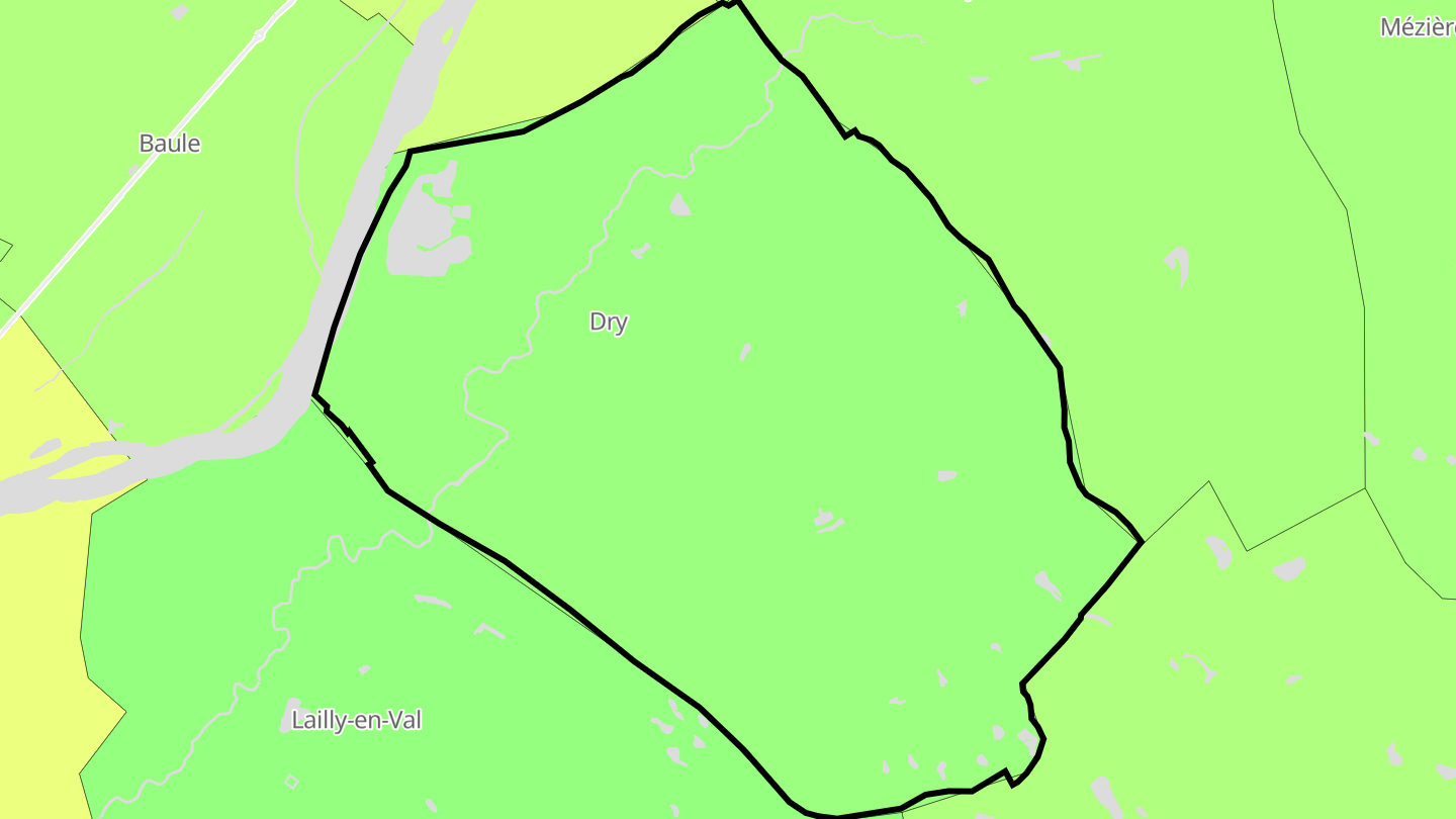 Carte des prix de l'immobilier Dry