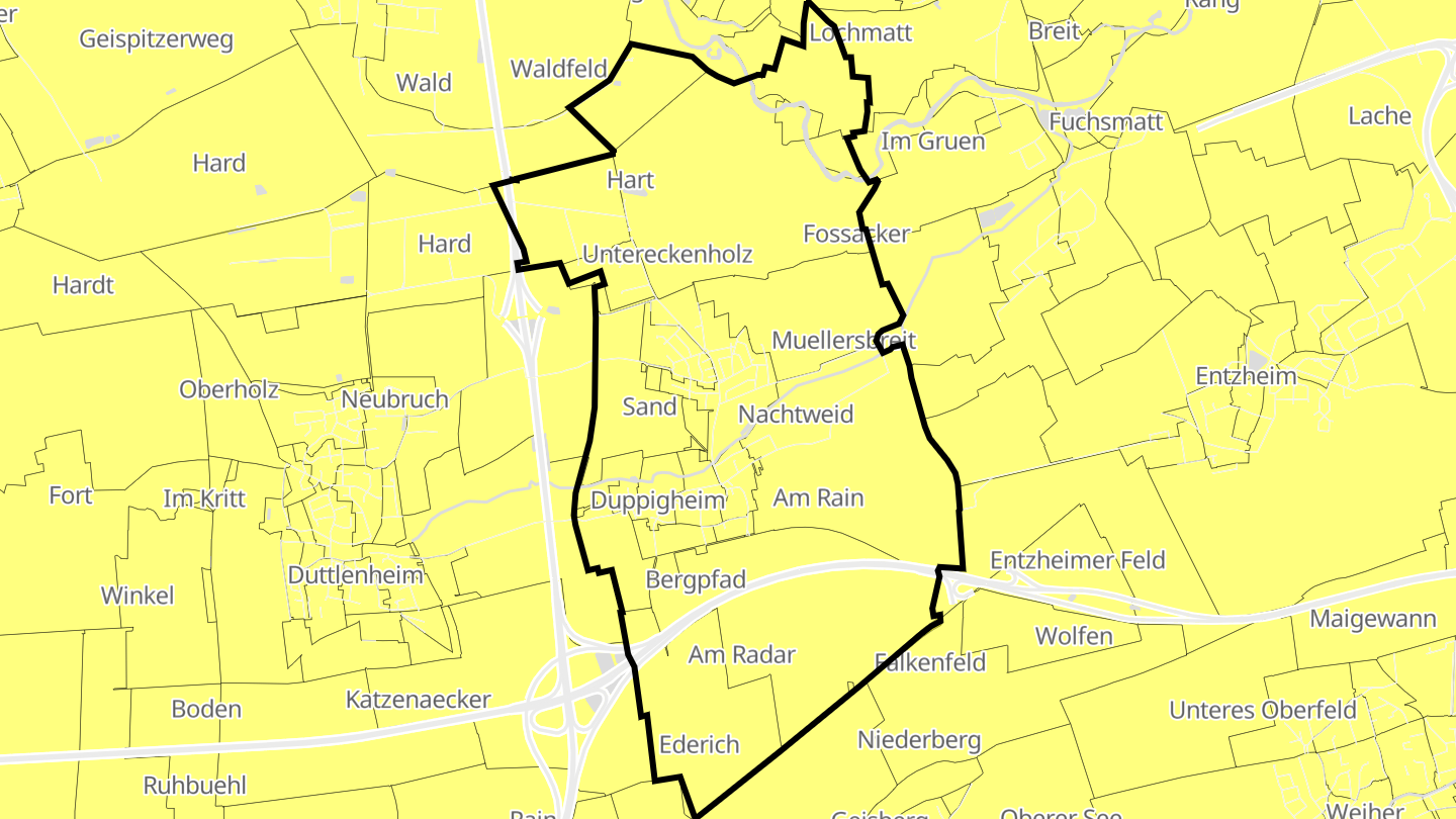 Carte des prix de l'immobilier Duppigheim