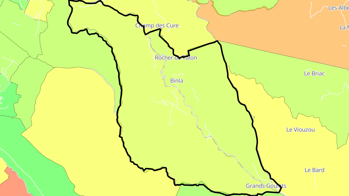 Carte des prix de l'immobilier Échevis
