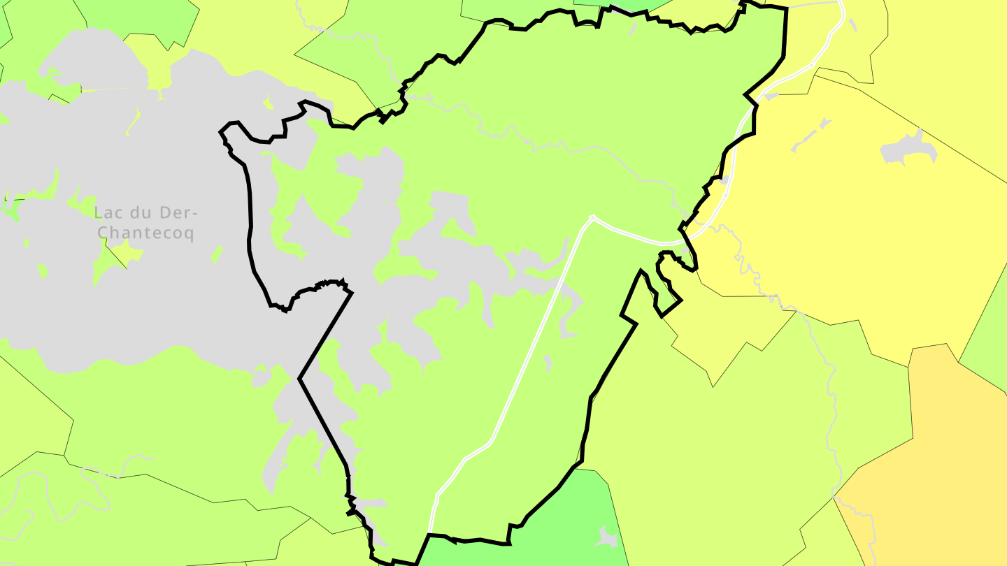 Carte des prix de l'immobilier Éclaron-Braucourt-Sainte-Livière