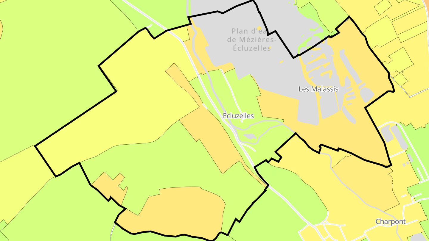 Carte des prix de l'immobilier Écluzelles