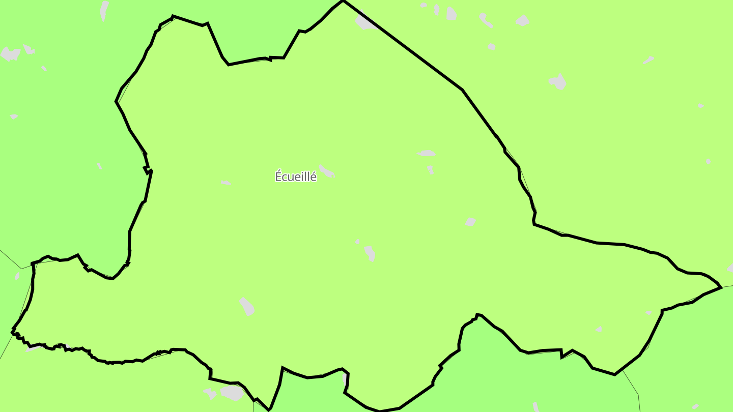 Carte des prix de l'immobilier Écueillé