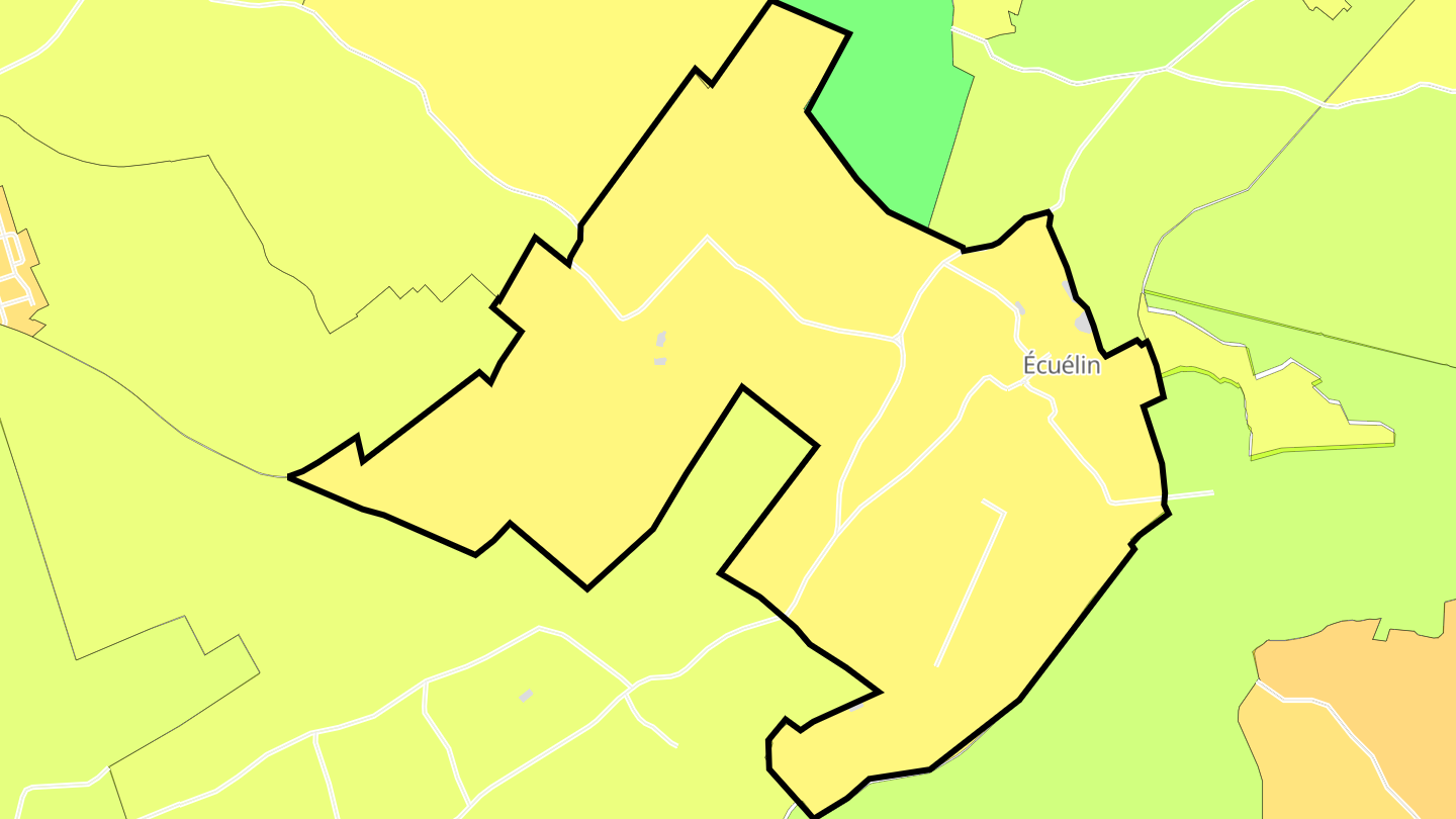 Carte des prix de l'immobilier Écuélin