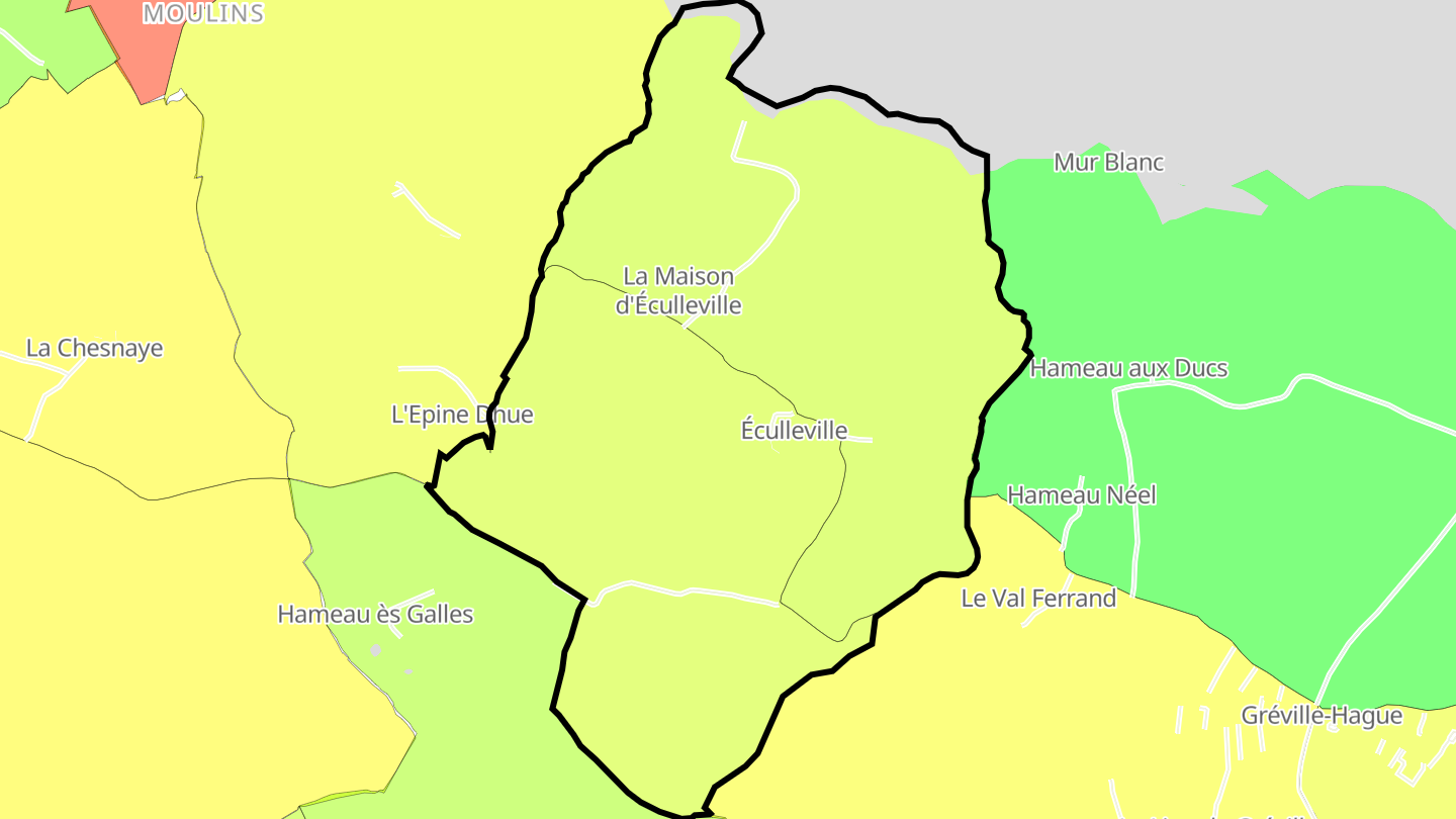 Carte des prix de l'immobilier Éculleville
