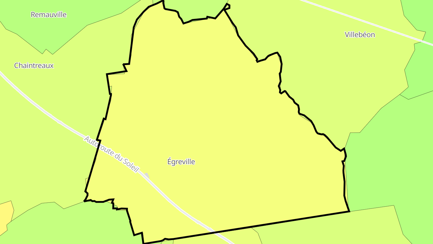 Carte des prix de l'immobilier Égreville