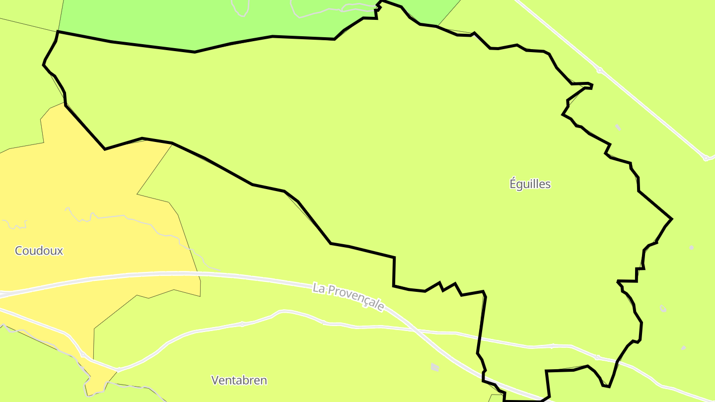 Carte des prix de l'immobilier Éguilles
