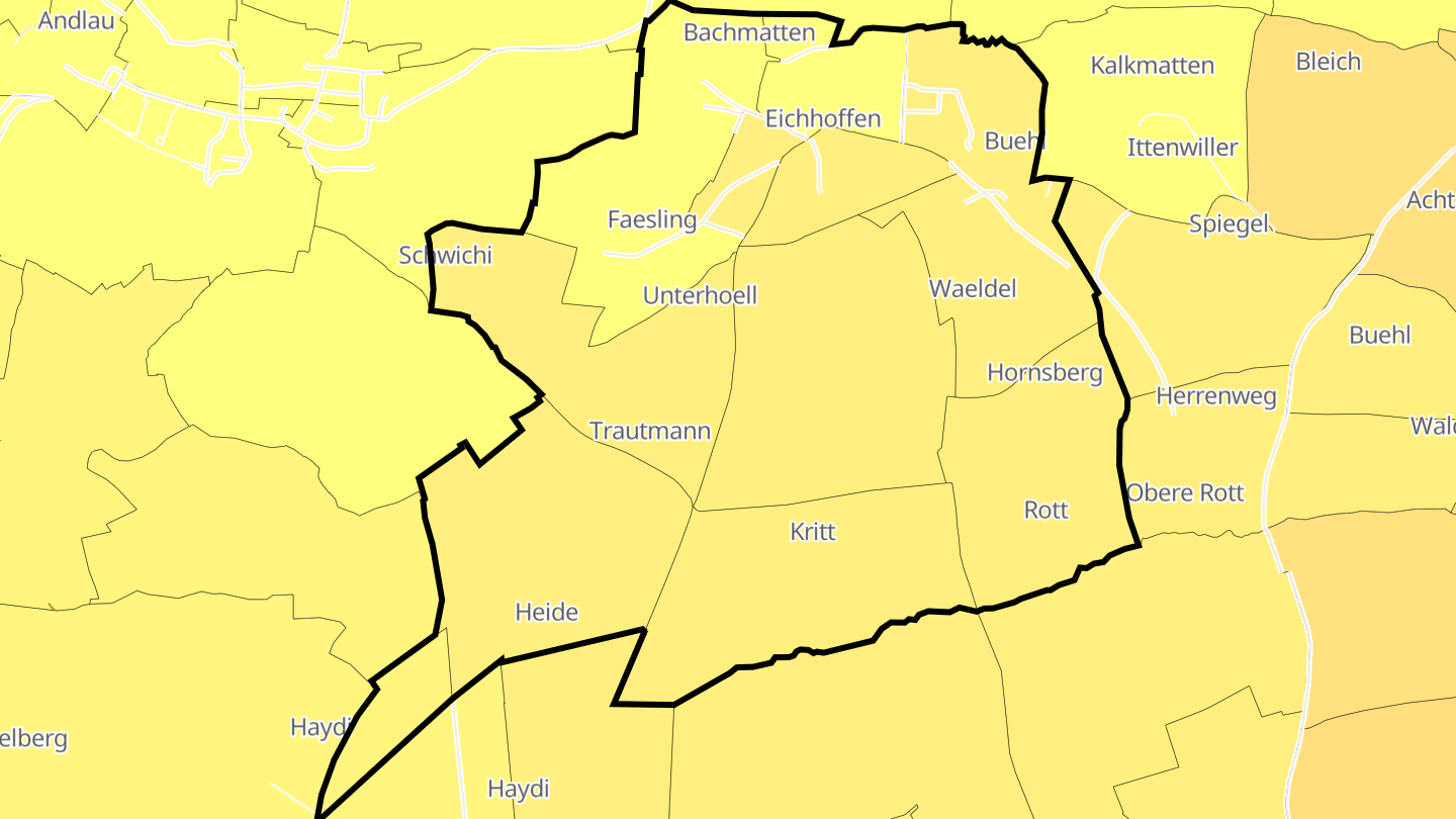 Carte des prix de l'immobilier Eichhoffen