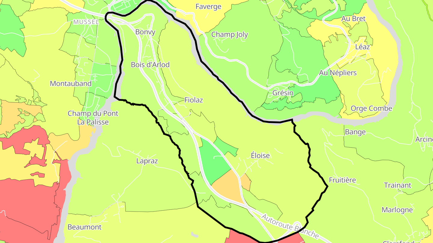 Carte des prix de l'immobilier Éloise