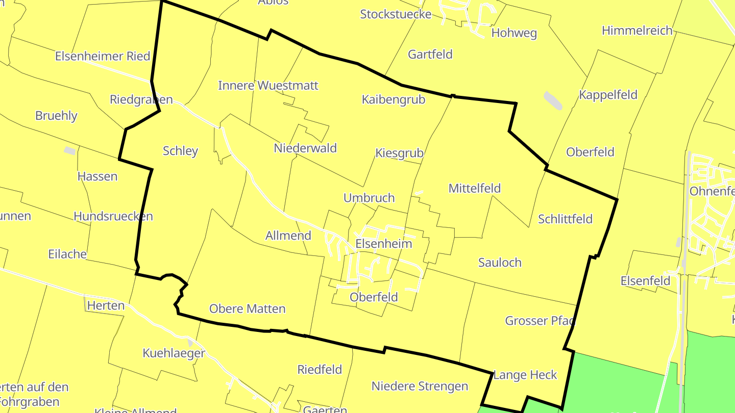 Carte des prix de l'immobilier Elsenheim