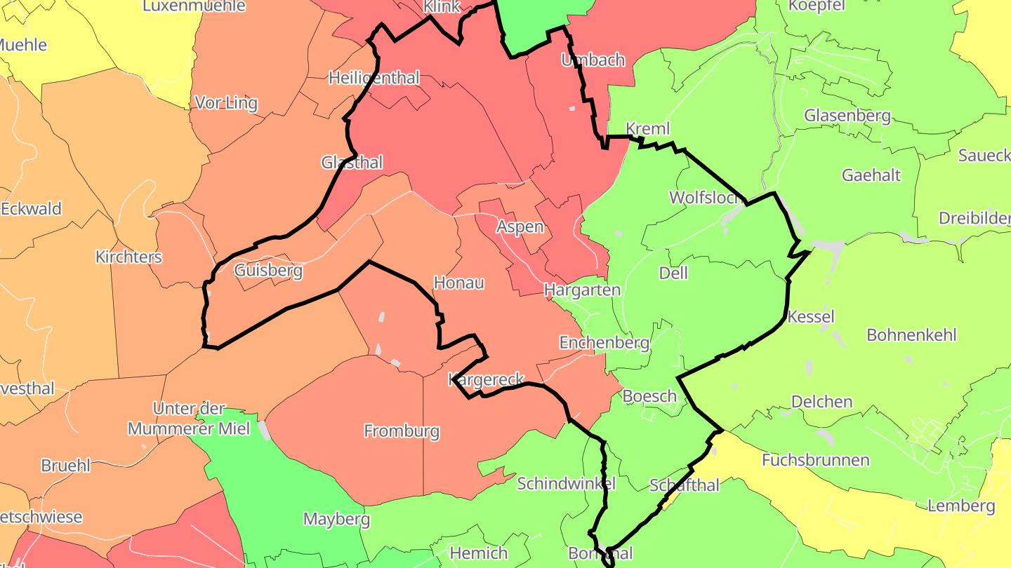 Carte des prix de l'immobilier Enchenberg