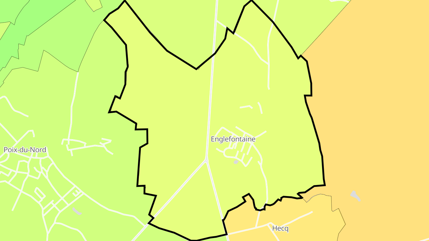 Carte des prix de l'immobilier Englefontaine