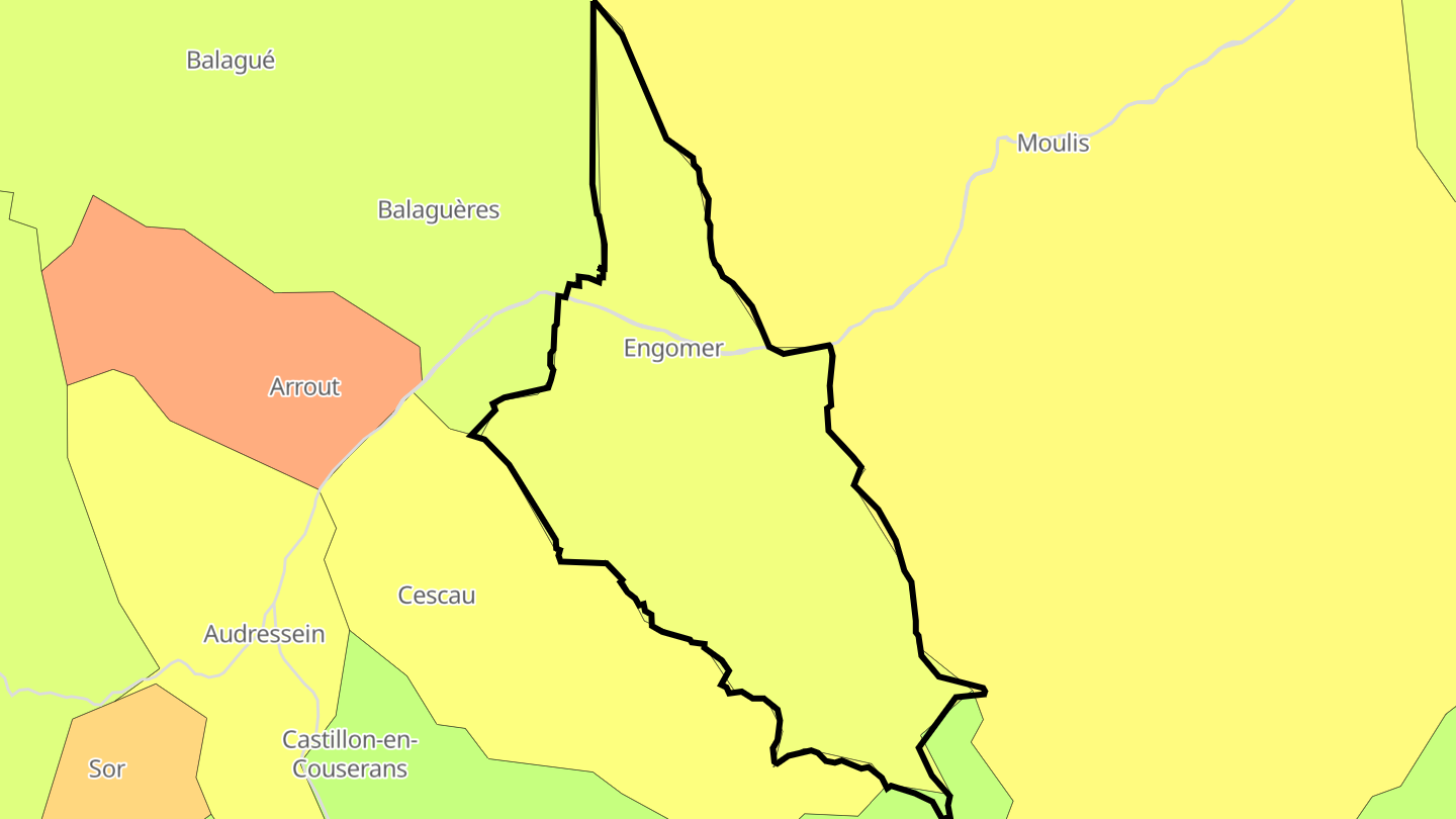 Carte des prix de l'immobilier Engomer