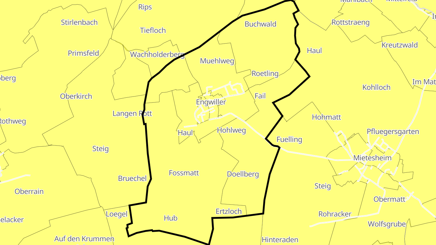 Carte des prix de l'immobilier Engwiller