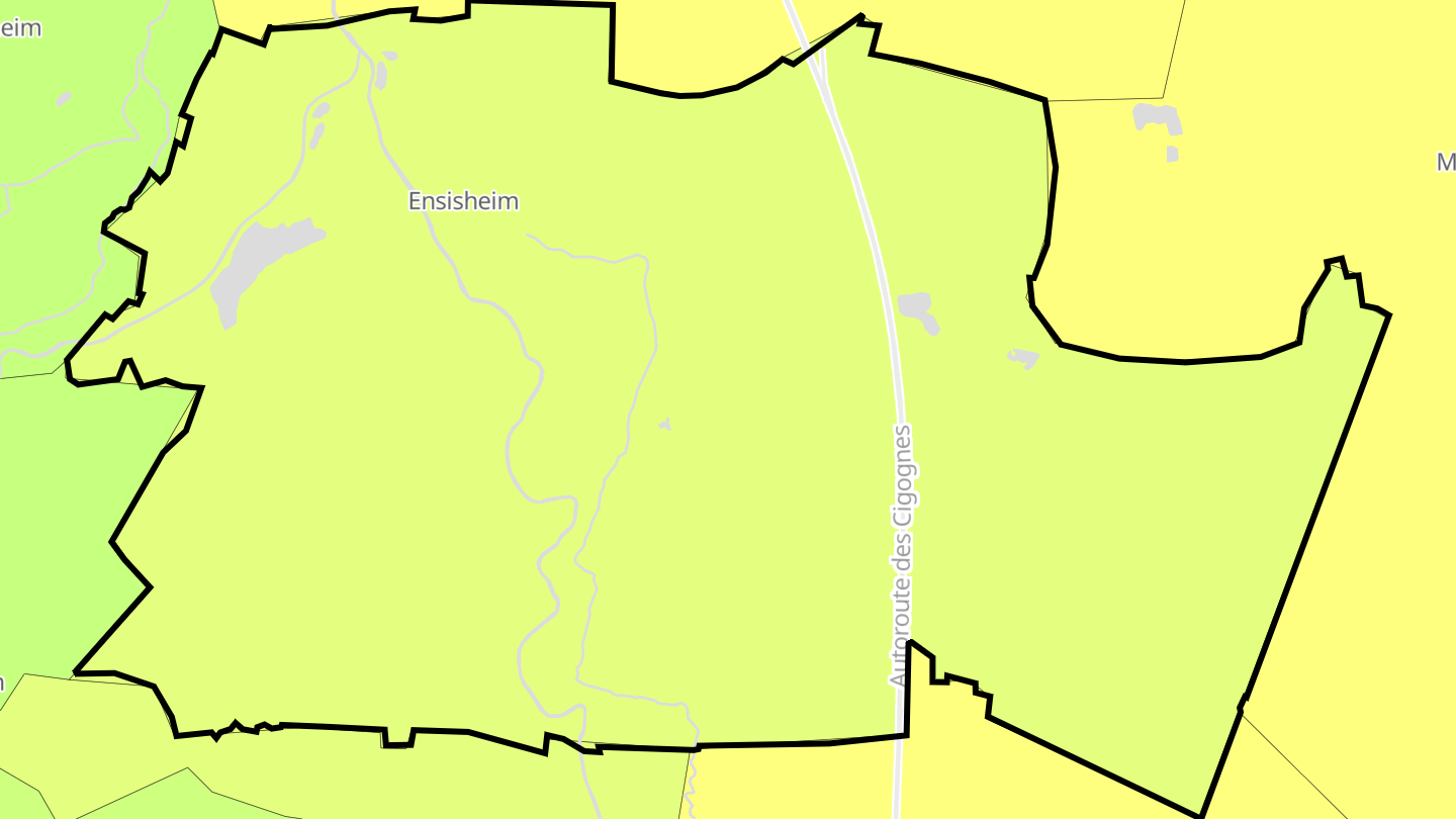 Carte des prix de l'immobilier Ensisheim