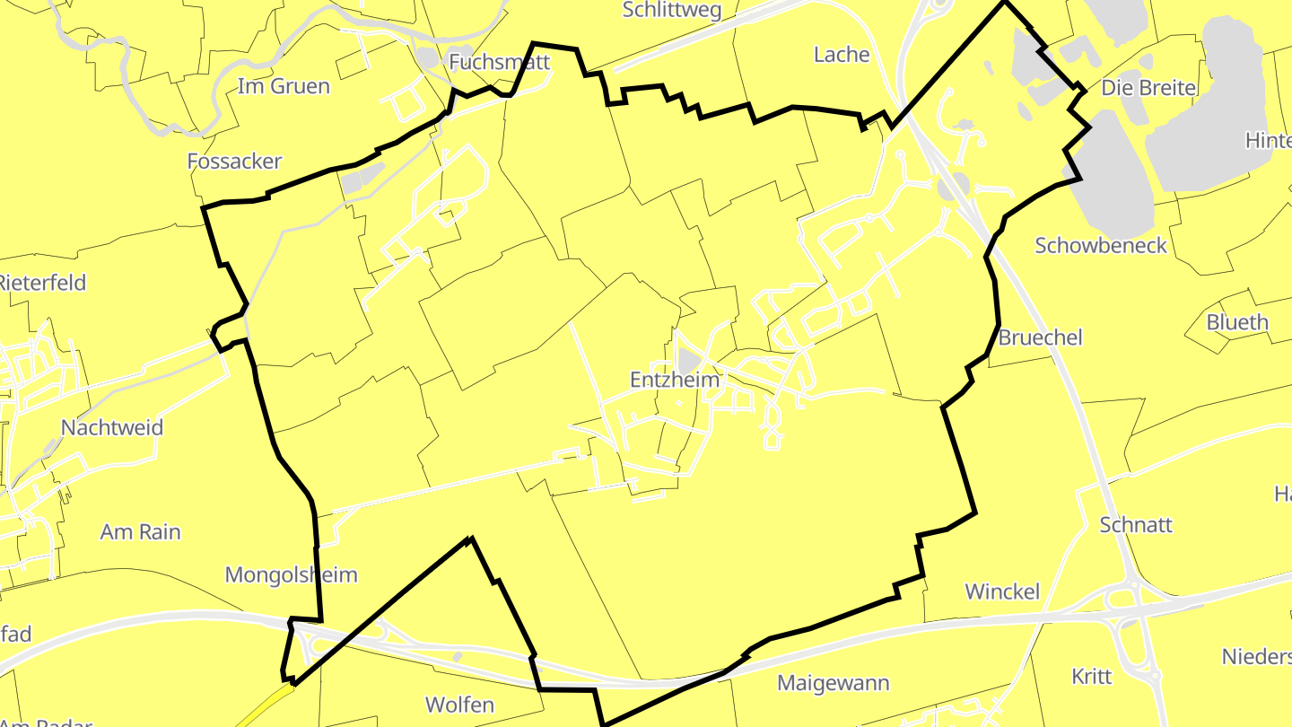 Carte des prix de l'immobilier Entzheim