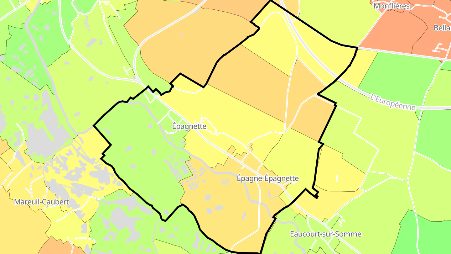Carte des prix de l'immobilier Épagne-Épagnette