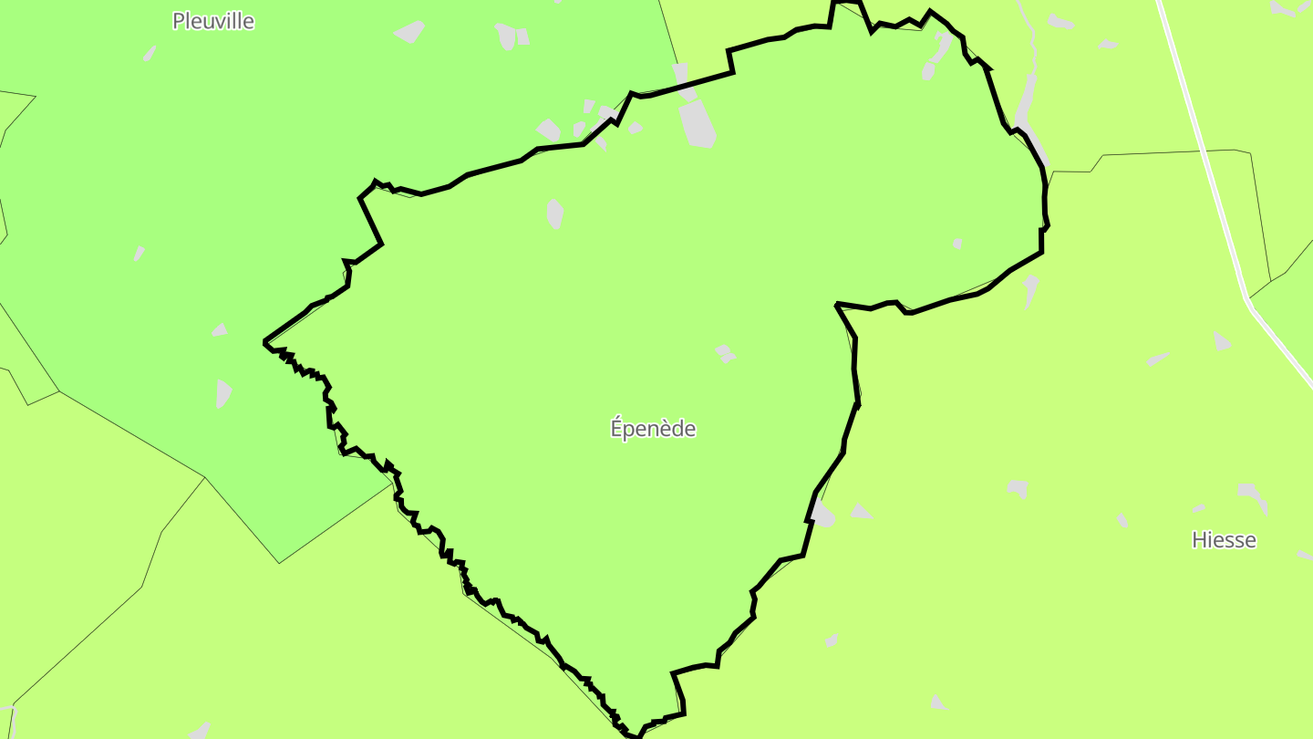 Carte des prix de l'immobilier Épenède