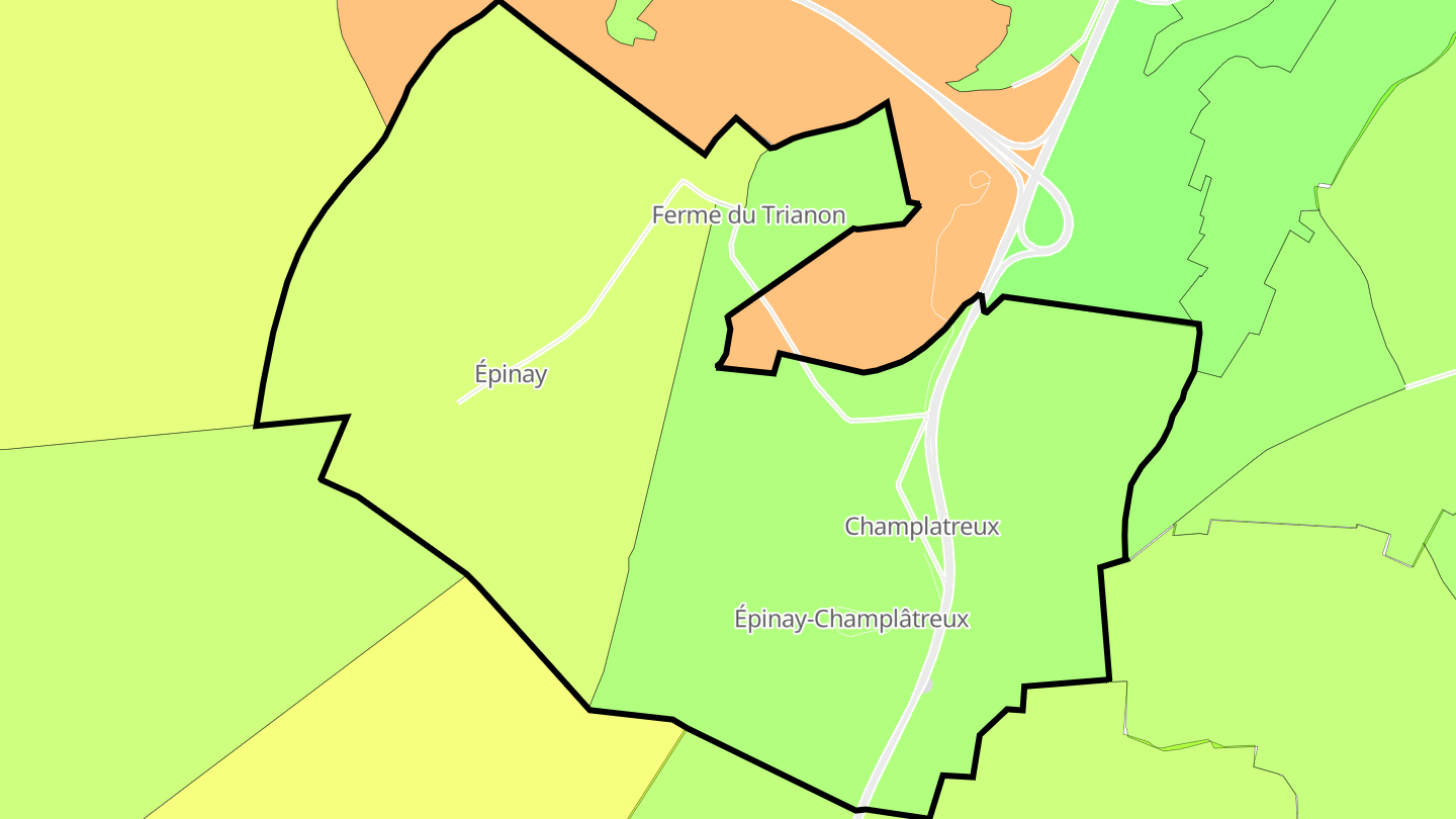 Carte des prix de l'immobilier Épinay-Champlâtreux