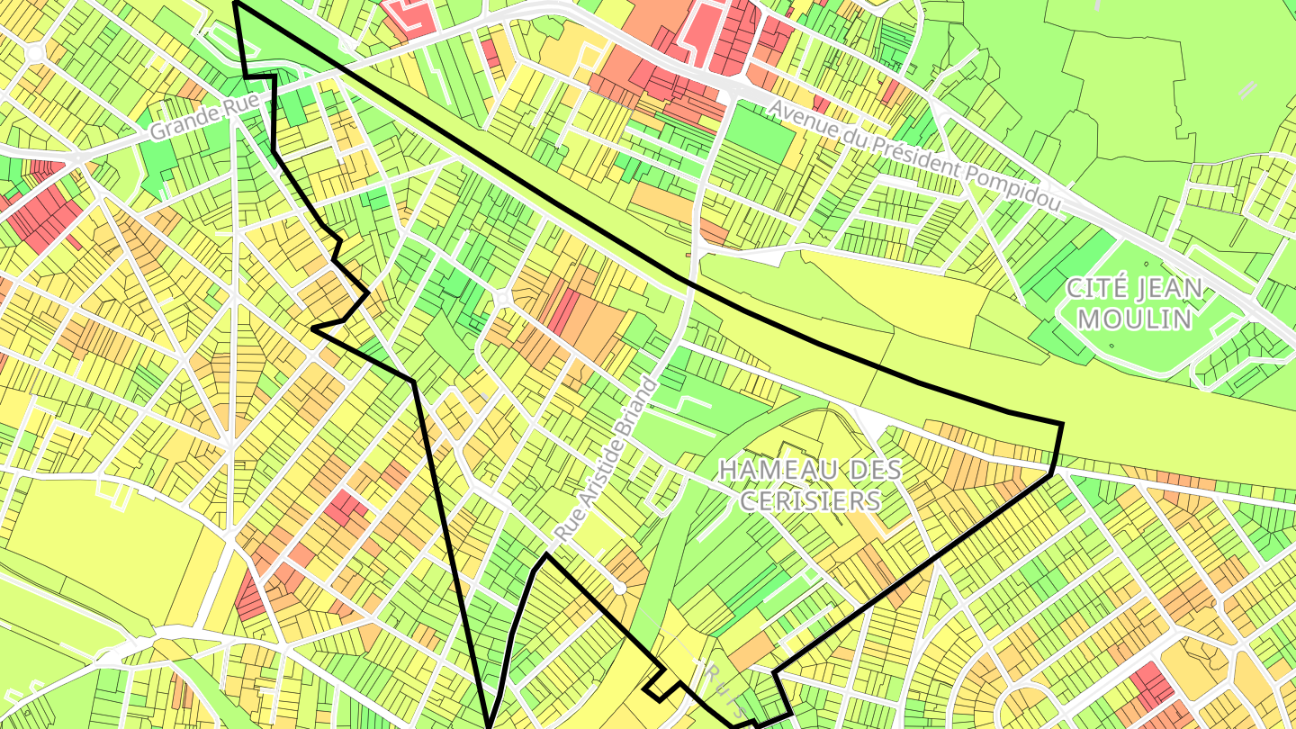 Carte des prix de l'immobilier Époque