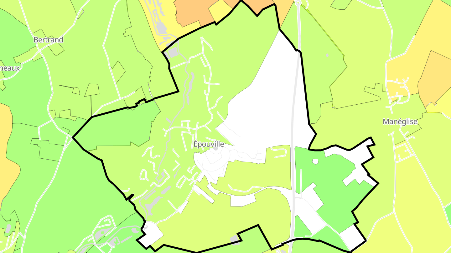 Carte des prix de l'immobilier Épouville