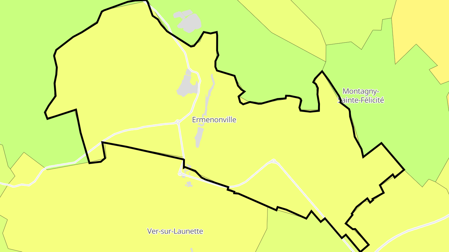 Carte des prix de l'immobilier Ermenonville