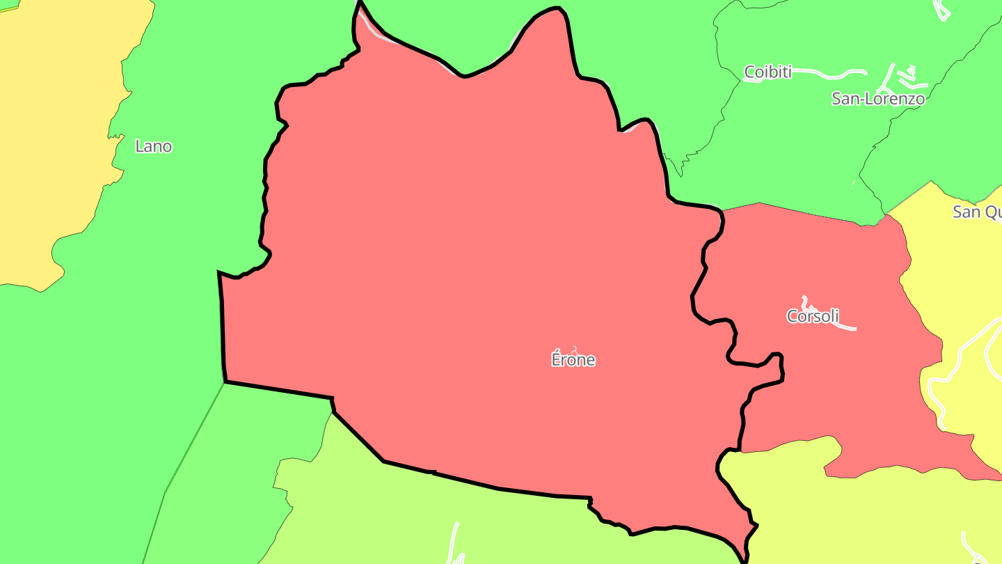Carte des prix de l'immobilier Érone