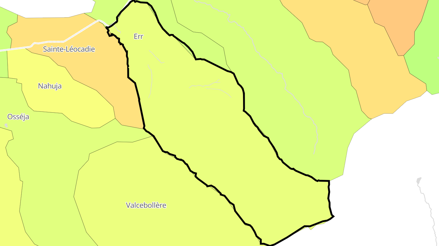 Carte des prix de l'immobilier Err