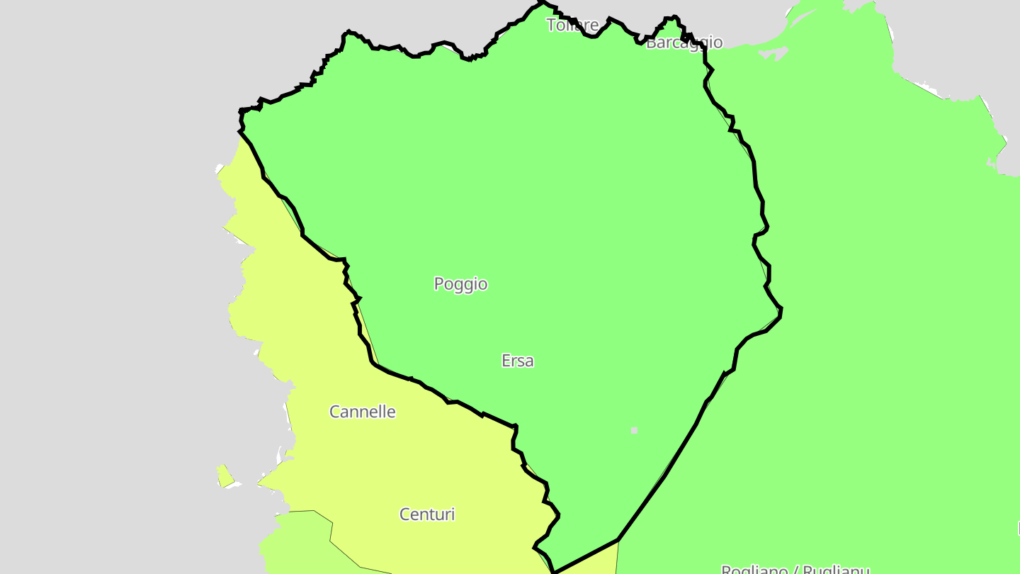 Carte des prix de l'immobilier Ersa