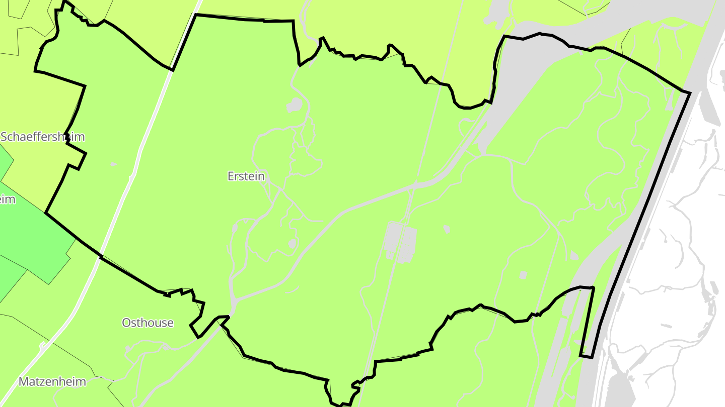 Carte des prix de l'immobilier Erstein