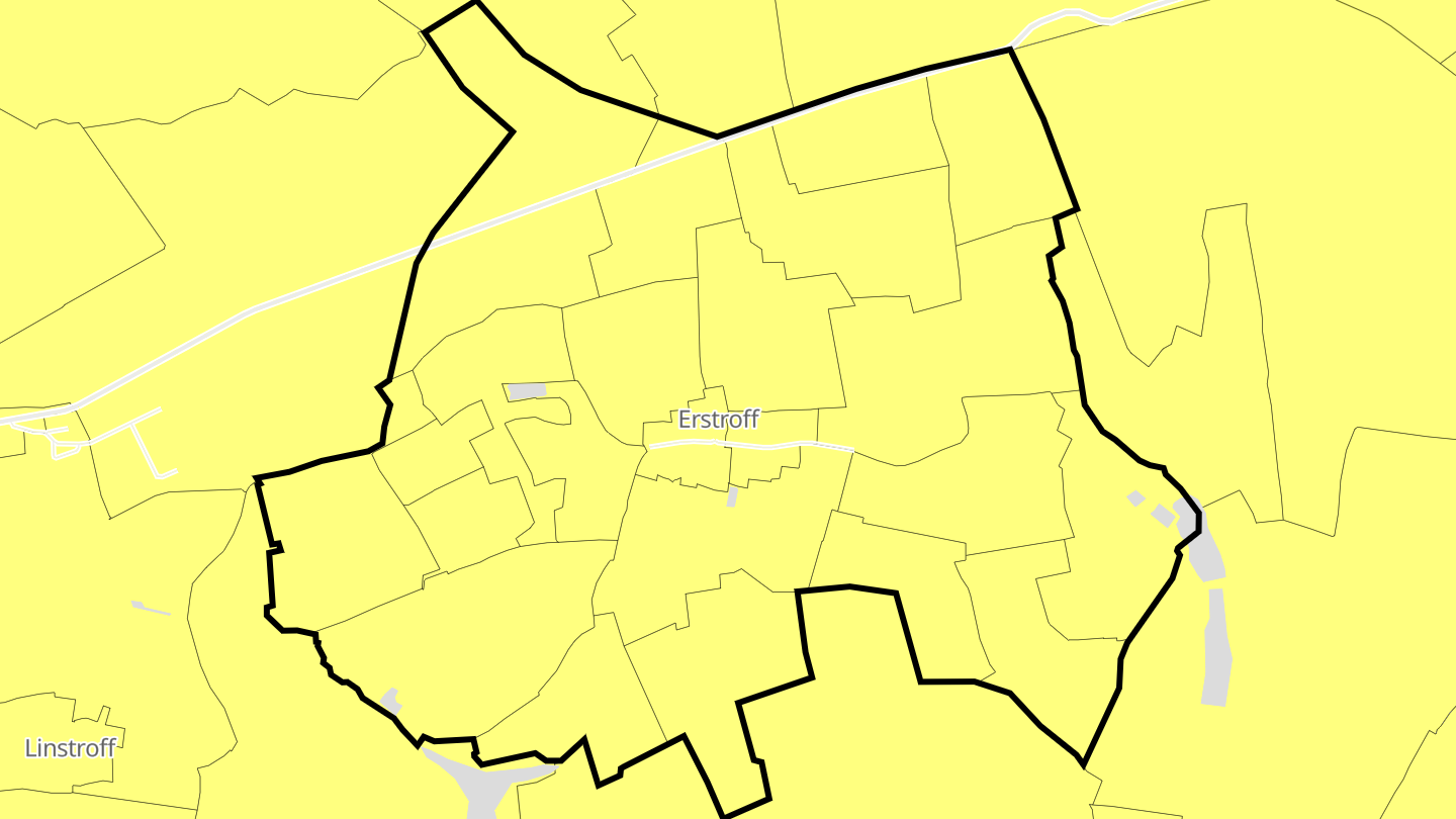 Carte des prix de l'immobilier Erstroff