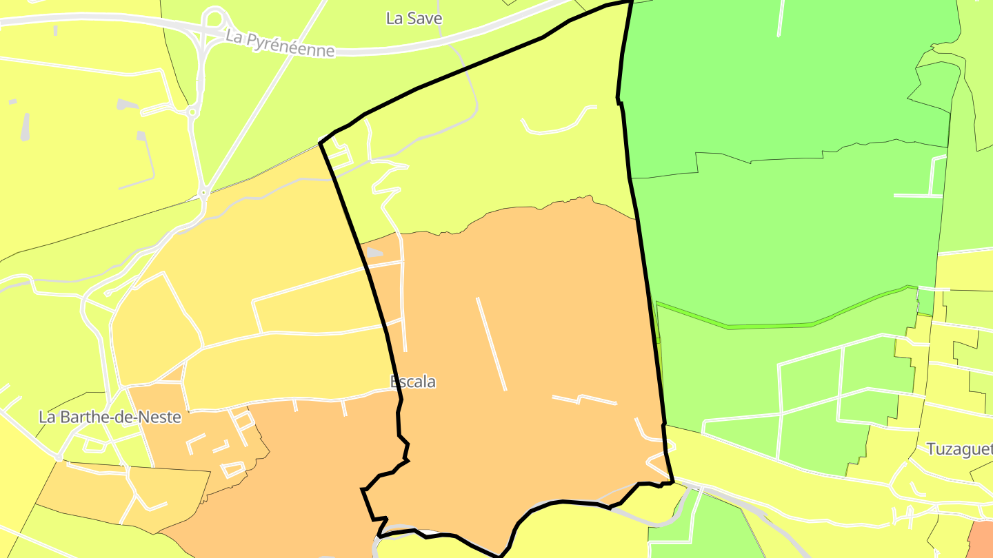 Carte des prix de l'immobilier Escala