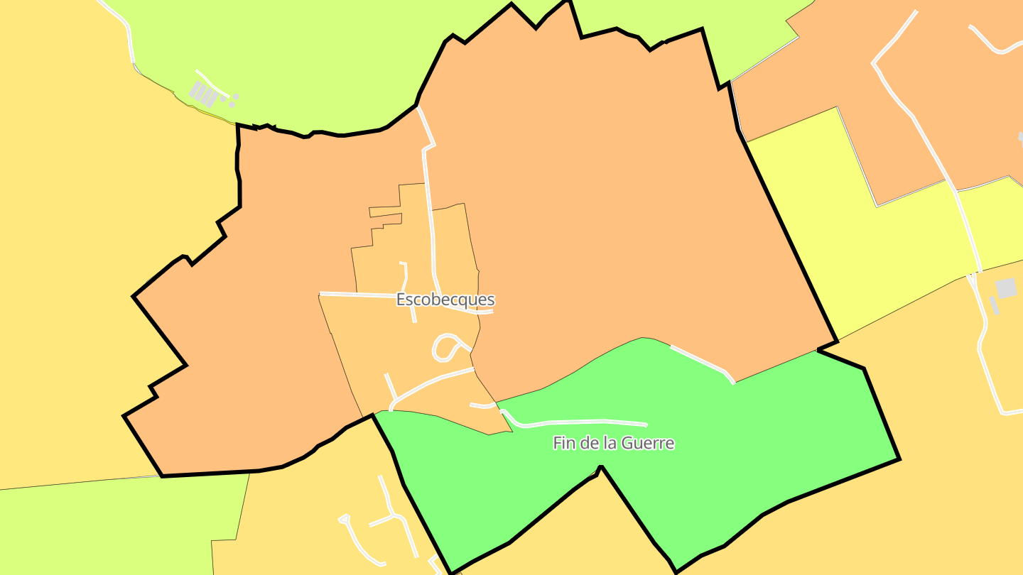Carte des prix de l'immobilier Escobecques