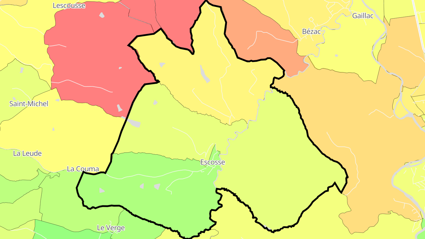 Carte des prix de l'immobilier Escosse