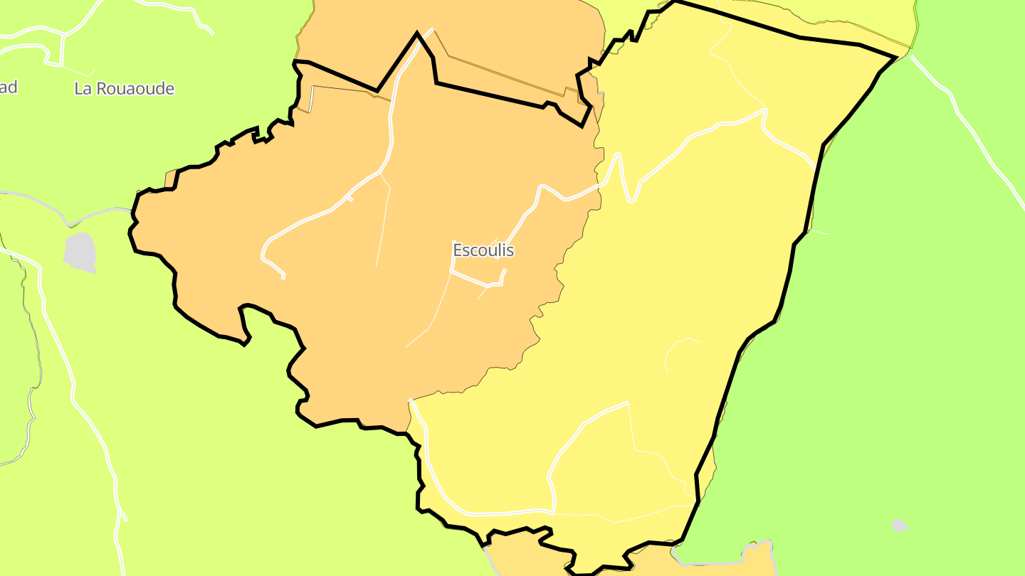 Carte des prix de l'immobilier Escoulis